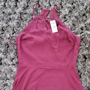Express cocktail dress, wine